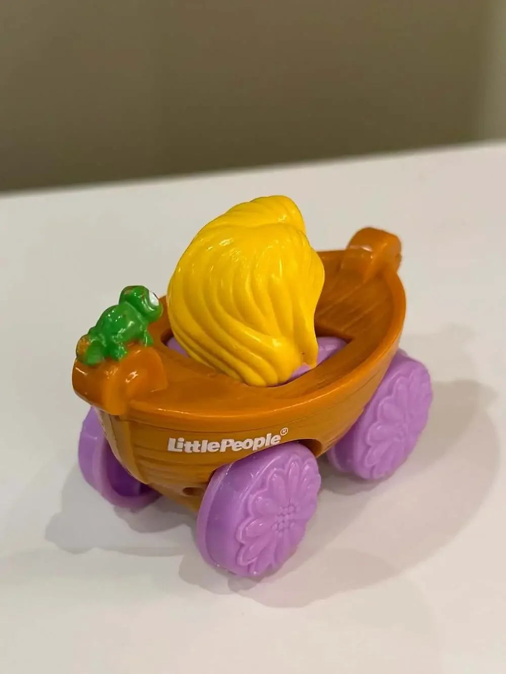 Fisher-Price Little People Rapunzel Brown Boat Wheelie
